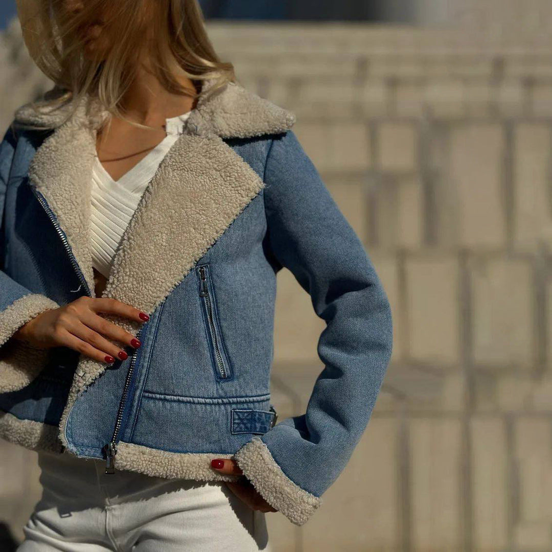 Sophie | Stylish Kort Vinterjacka Med Fleecefoder För Damer 2