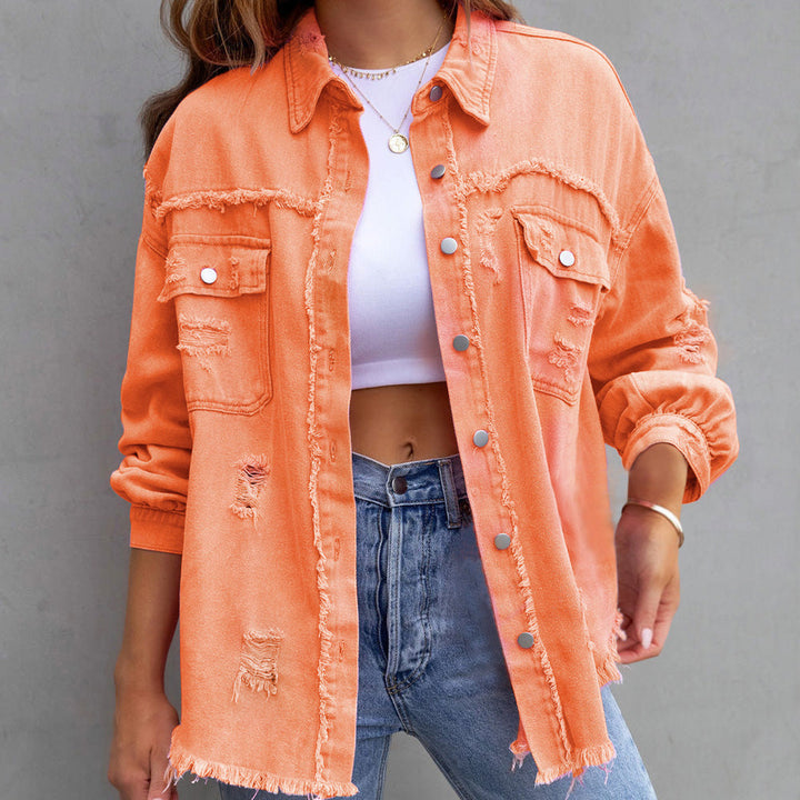 Sophie | Stylish Vårjacka Dam i Denimblandning 1