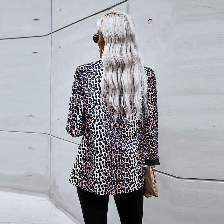 Sophie | Trendig Leopardmönstrad Vårkavaj 2