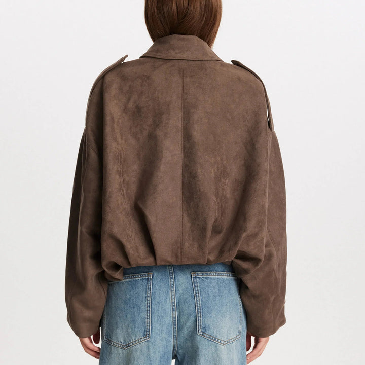 Sophie | Trendig Oversized Jacka med Mocka-Look 4