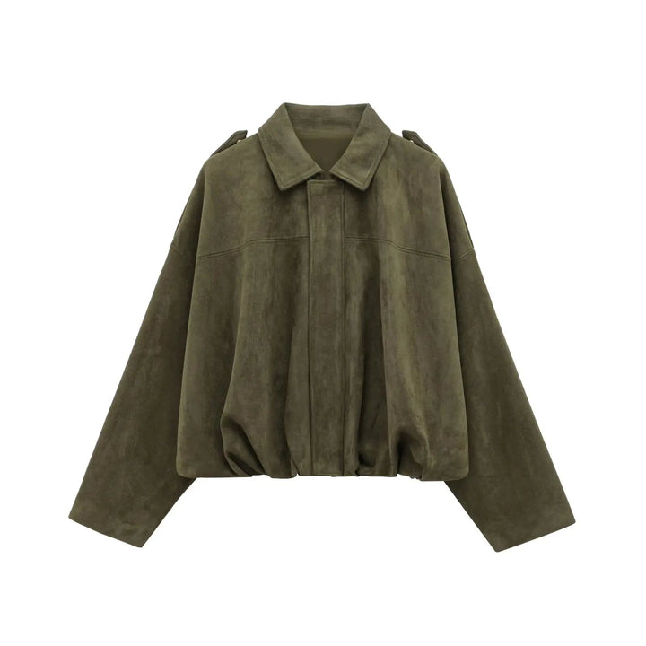 Sophie | Trendig Oversized Jacka med Mocka-Look 8