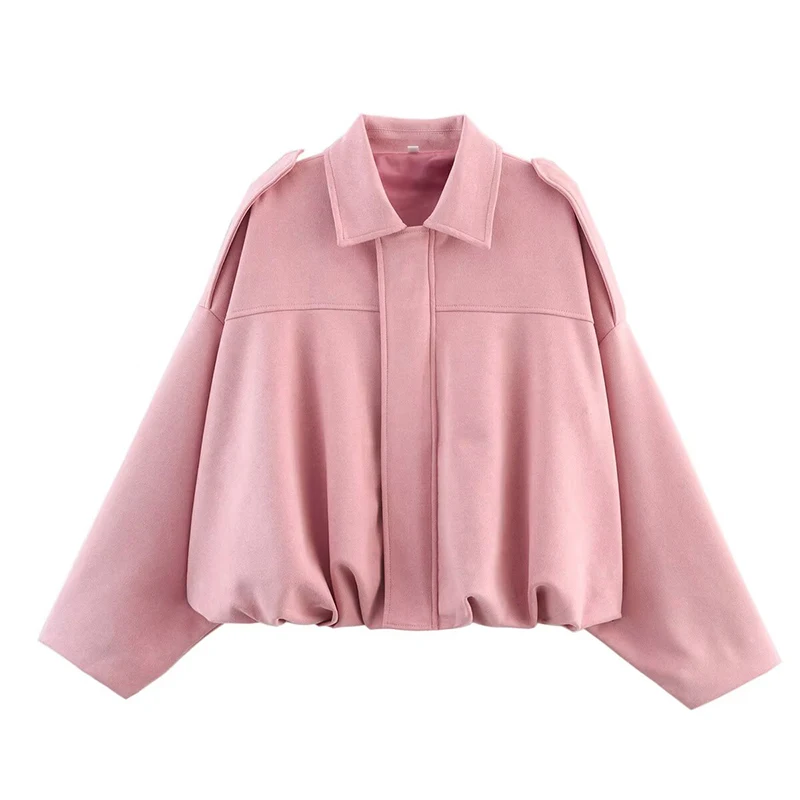 Sophie | Trendig Oversized Jacka med Mocka-Look 9