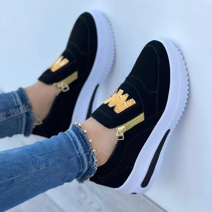 Sophie | Vattentäta Sneakers Dam med Mellanhög Klack 0