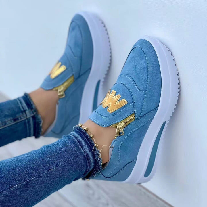 Sophie | Vattentäta Sneakers Dam med Mellanhög Klack 1