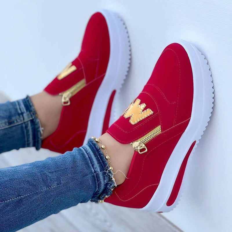 Sophie | Vattentäta Sneakers Dam med Mellanhög Klack 2