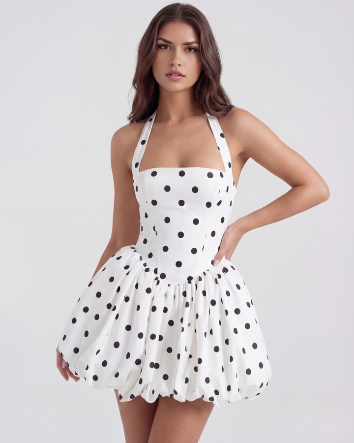 Sophie | Vintage Charmig Mini Klänning 0