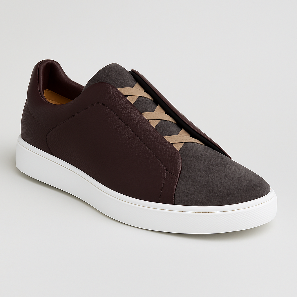 Sportiga Låga Sneakers för Män med Vadderad Innersula | Komfortabel Design för Vardagligt Bruk 1
