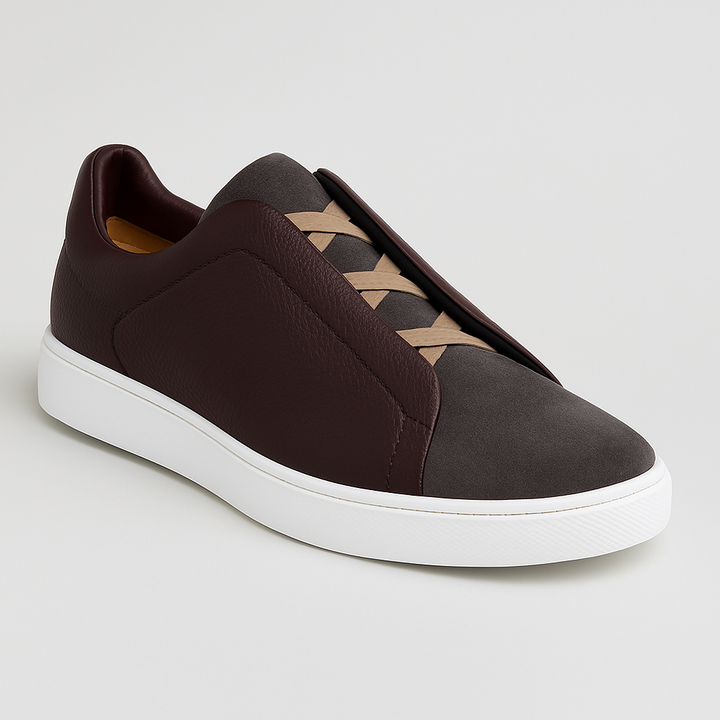 Sportiga Låga Sneakers för Män med Vadderad Innersula | Komfortabel Design för Vardagligt Bruk 1