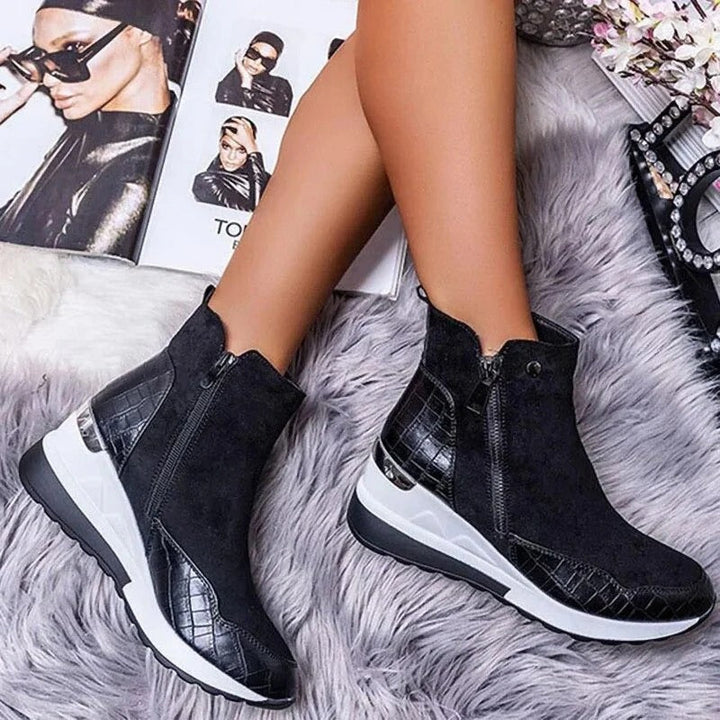 Sportiva Ankelboots Dam med Dold Kil och Dragkedja | Bekväm Design för Aktiv Livsstil 3