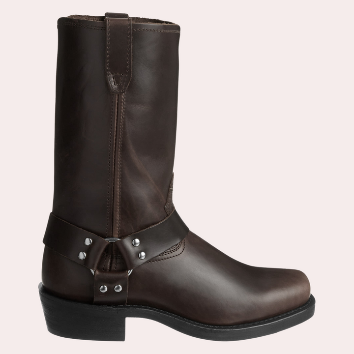 Stiliga Cowboystövlar för Män med Bekväm Sidodragkedja | Läderdesign för Elegans och Komfort 2