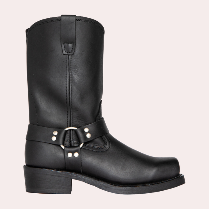 Stiliga Cowboystövlar för Män med Bekväm Sidodragkedja | Läderdesign för Elegans och Komfort 3