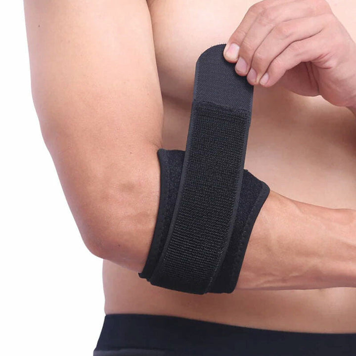 Stödbandage för Tennisarmbåge | Justerbart Bandage med Stötdämpande Kudde | Effektiv Smärtlindring för Överbelastningsskador 1