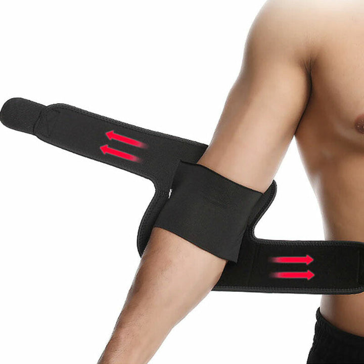 Stödjande Armbågsskydd med Kompression &amp; Justerbar Design för Smärtlindring 3