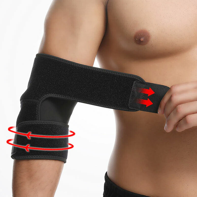 Stödjande Armbågsskydd med Kompression &amp; Justerbar Design för Smärtlindring 4