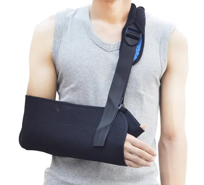 Stödjande Armslinga | Justerbar Mitella i 3D-material med Komfort | Optimal Stabilitet för Axelåterhämtning 0