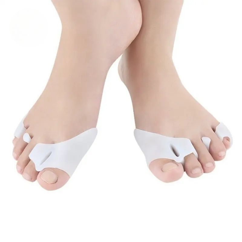 Tåspridare | Mjuk Silikon Tåseparerare med Smal Design | Bekväm Stöd för Hallux Valgus 0