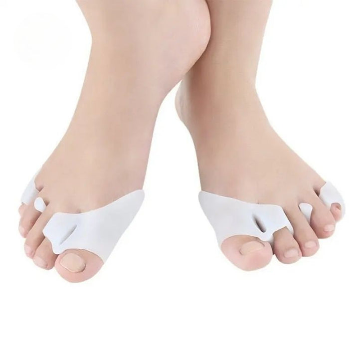 Tåspridare | Mjuk Silikon Tåseparerare med Smal Design | Bekväm Stöd för Hallux Valgus 0