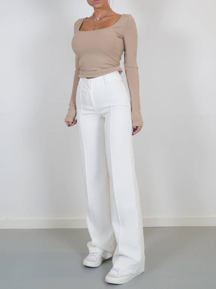 Tidlösa Vida Ben Byxor Dam med Skrynkbeständig Yta | Elegant & Bekväm Stil 2