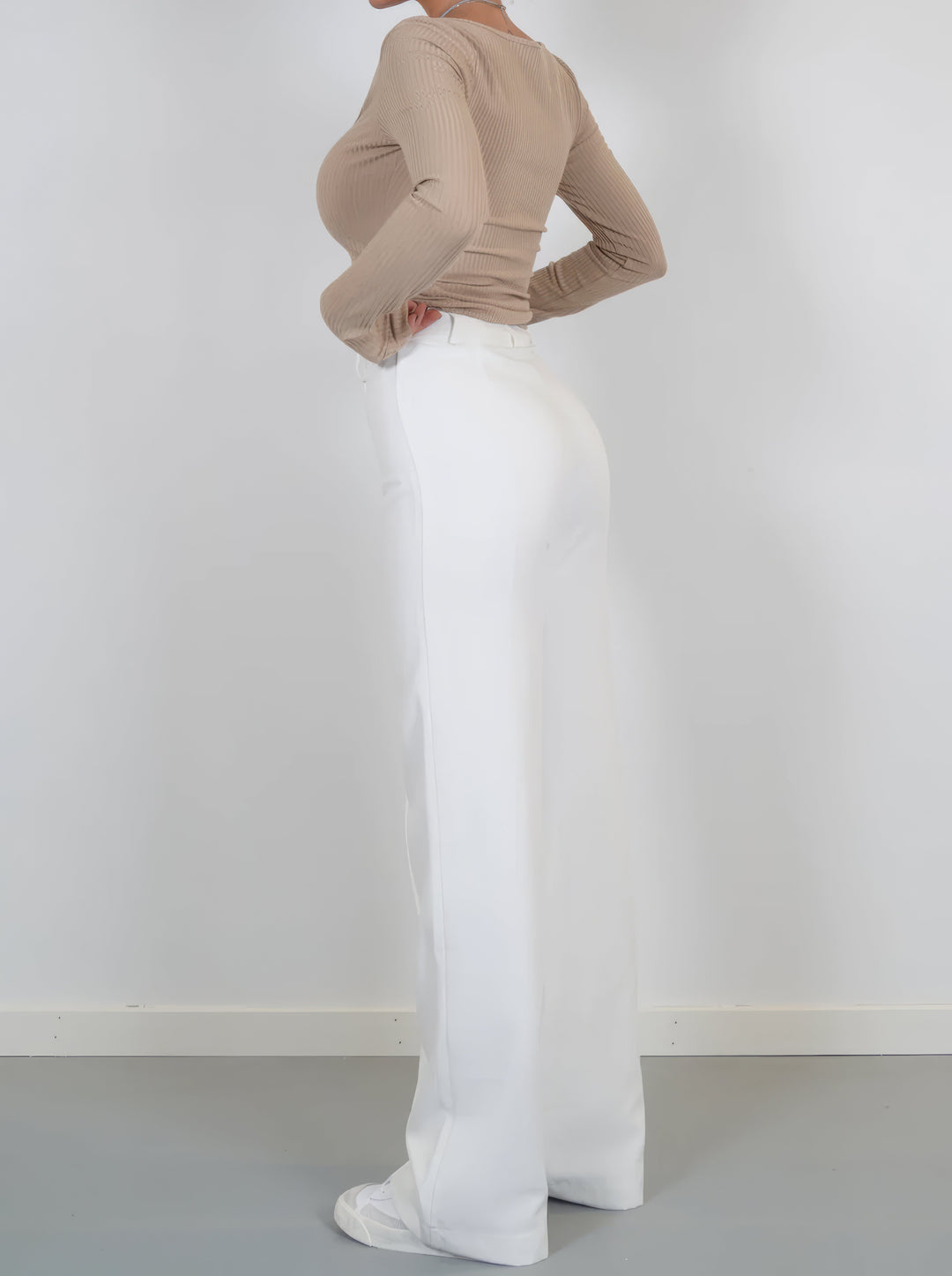 Tidlösa Vida Ben Byxor Dam med Skrynkbeständig Yta | Elegant & Bekväm Stil 3