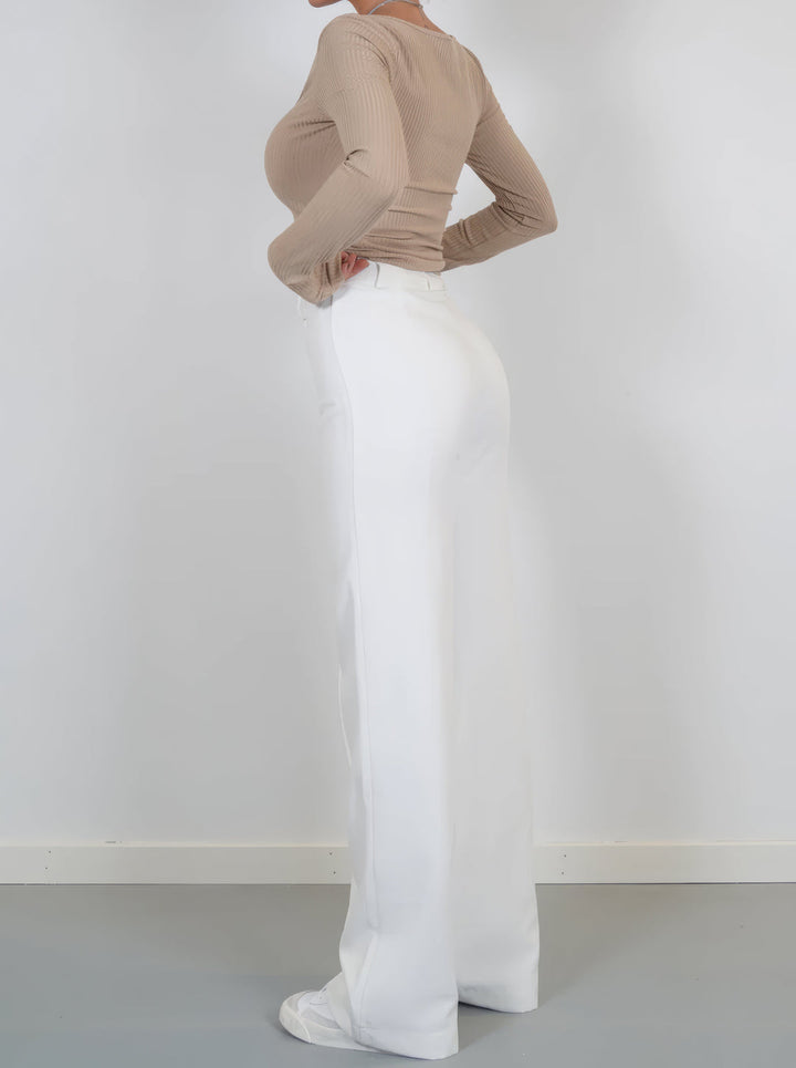 Tidlösa Vida Ben Byxor Dam med Skrynkbeständig Yta | Elegant & Bekväm Stil 3
