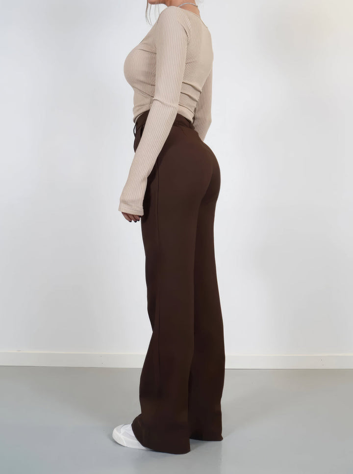Tidlösa Vida Ben Byxor Dam med Skrynkbeständig Yta | Elegant & Bekväm Stil 7