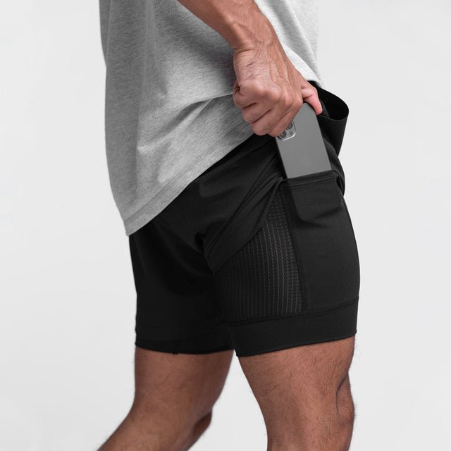 Träningsshorts för Män med Fukttransporterande Tyg | Flexibel Design för Optimal Rörelsefrihet 4