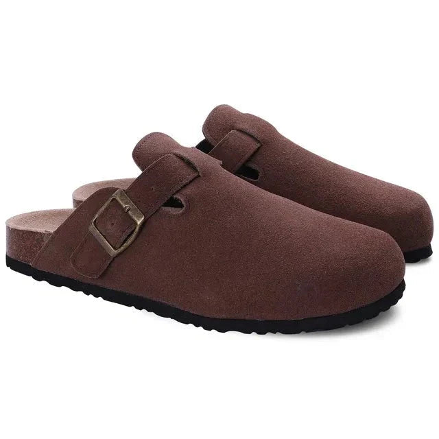 Träskor för Män | Slip-On Mockaspänne med Justerbar Passform | Komfortabel Design för Vardagsbruk 6