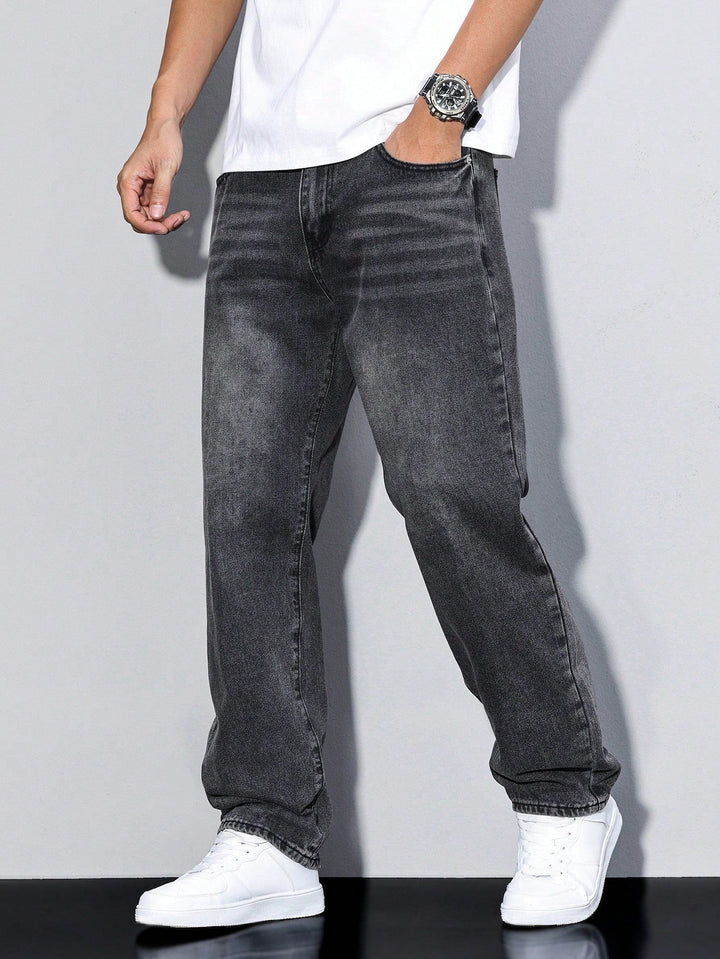 Urban Style | Baggy Jeans Herr med Avslappnad Passform | Modern Design för Komfort och Stil 0