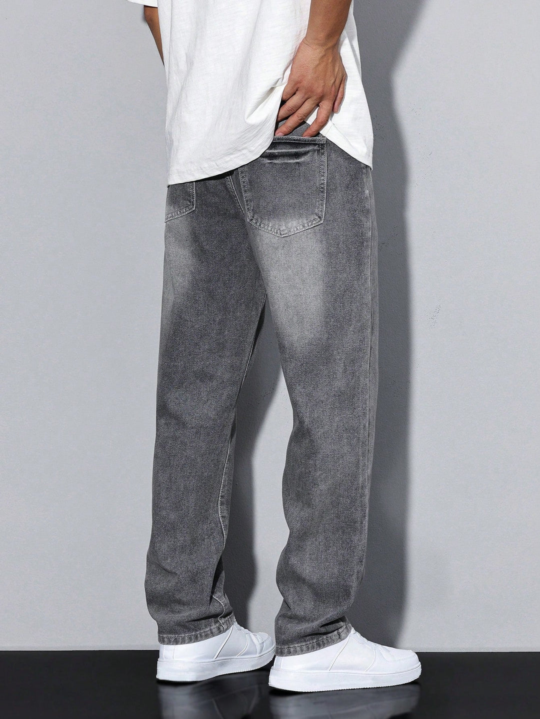 Urban Style | Baggy Jeans Herr med Avslappnad Passform | Modern Design för Komfort och Stil 8