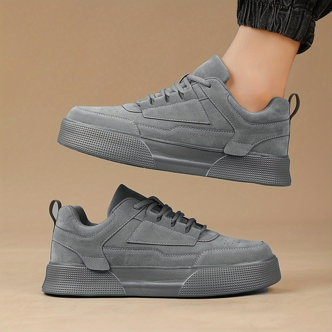 Urban Style | Herr Sneakers med Tjock Sula och Justerbar Snörning | Snygga och Komfortabla för Dagligt Bruk 0