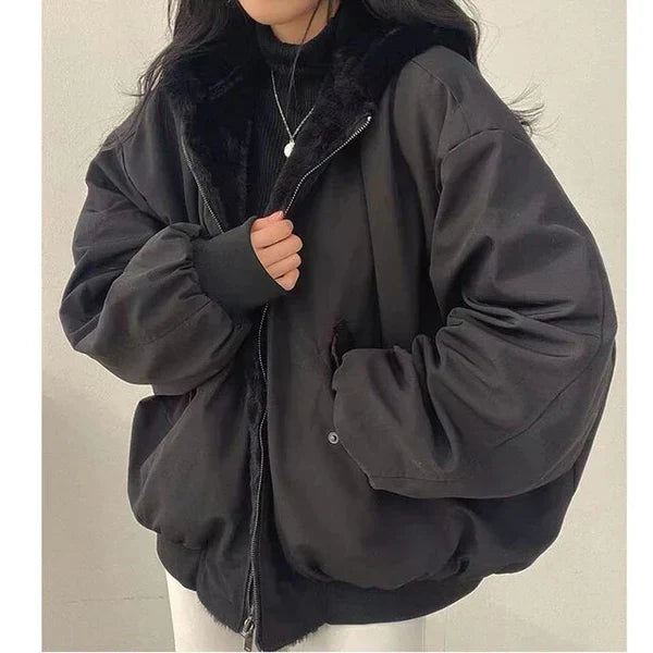 Vändbar Vinterjacka Dam | Oversize Design med Hög Isolering | Chic och Mångsidig för Kalla Dagar 2