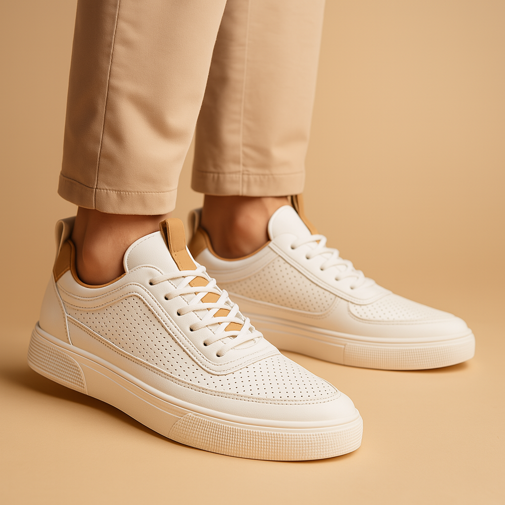 Vardags Sneakers | Lätta Herrskor med Stödjande Design | Flexibel och Modern Stil 0