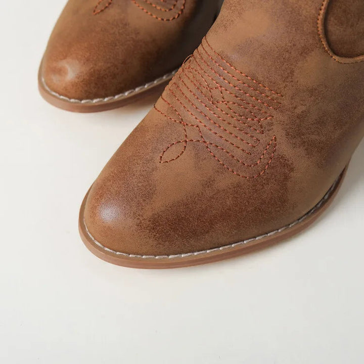 Västerländska Cowboystövlar | Ultralätta Högstövlar med Komfortfoder | Elegant Design för Vardag och Fest 4