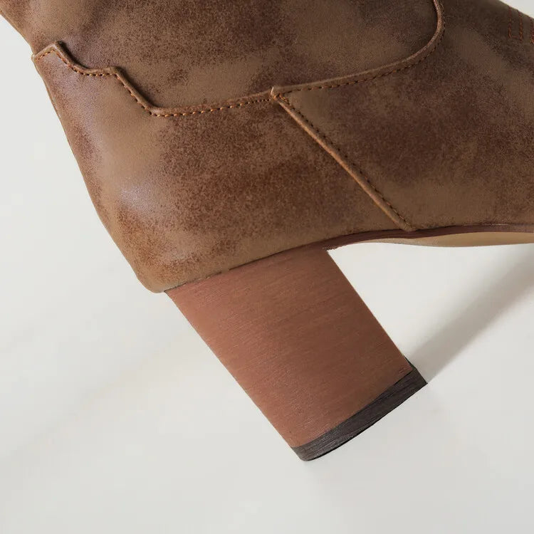 Västerländska Cowboystövlar | Ultralätta Högstövlar med Komfortfoder | Elegant Design för Vardag och Fest 6