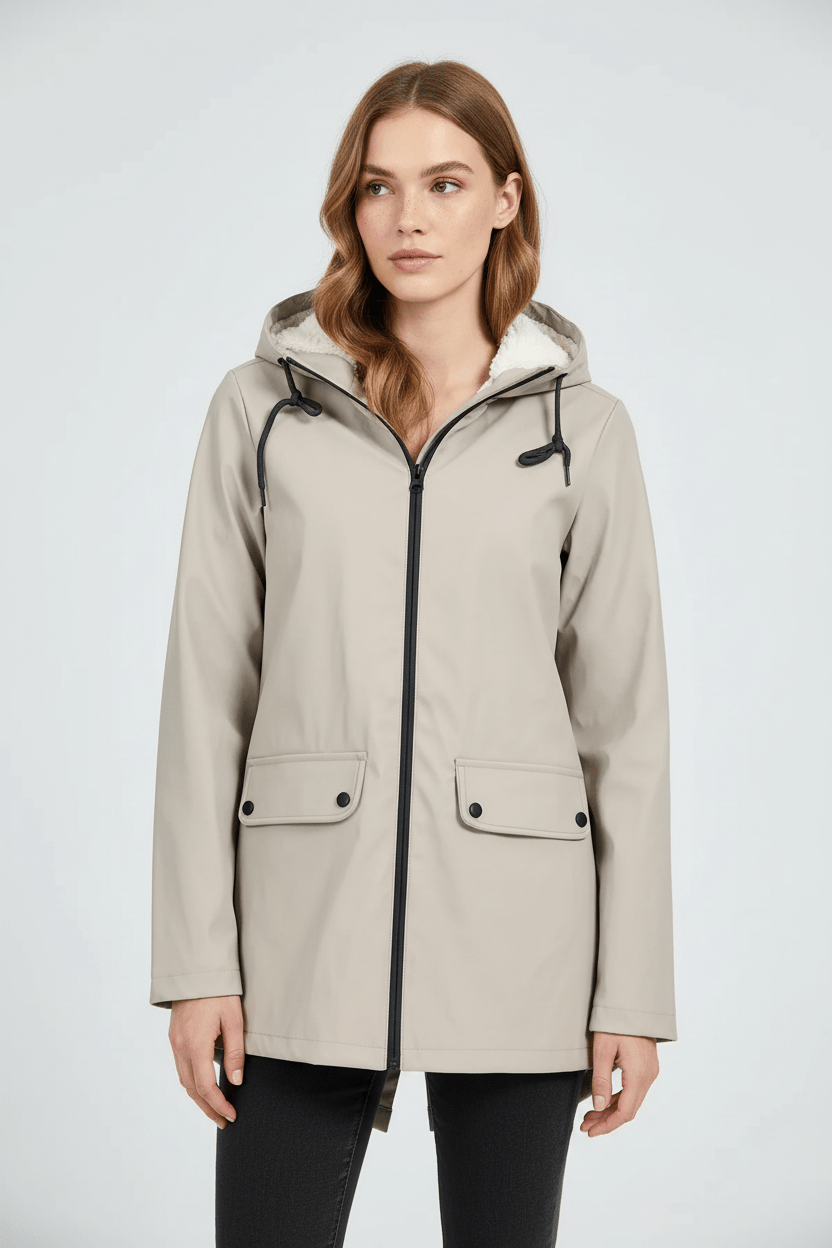 Vattentät Kappa med Huva och Skräddarsydd Passform för Elegant Stil 10
