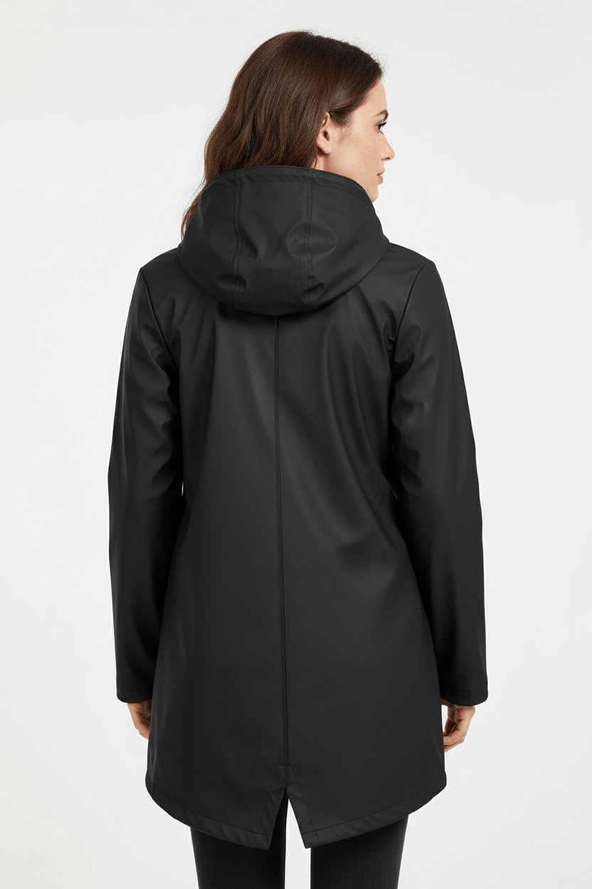 Vattentät Kappa med Huva och Skräddarsydd Passform för Elegant Stil 2