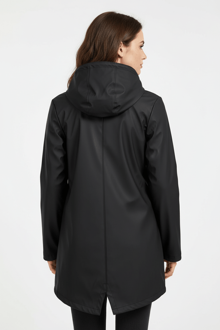 Vattentät Kappa med Huva och Skräddarsydd Passform för Elegant Stil 2