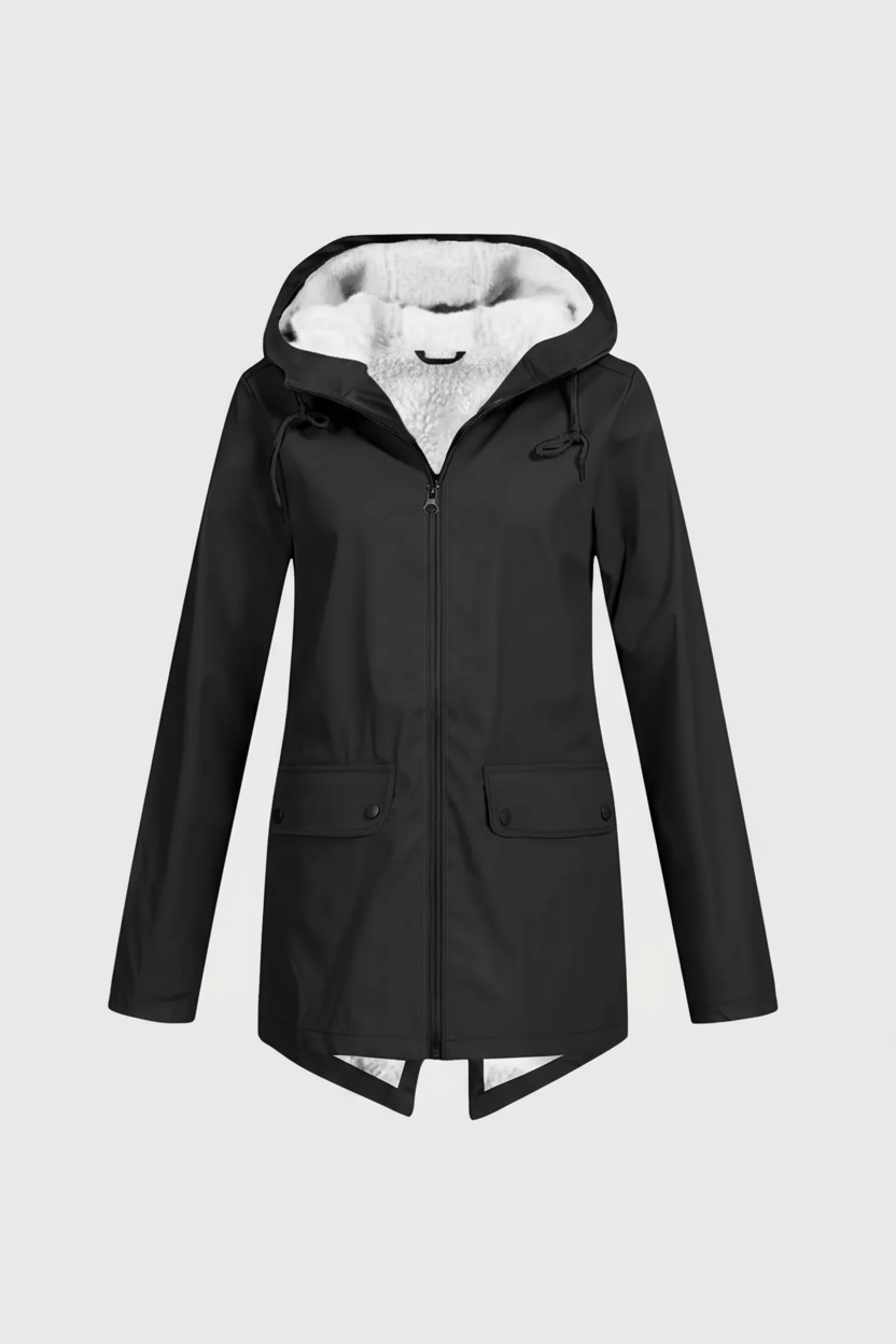 Vattentät Kappa med Huva och Skräddarsydd Passform för Elegant Stil 3