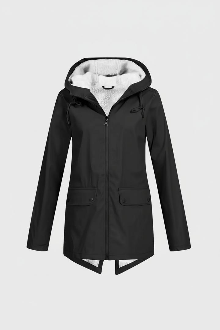 Vattentät Kappa med Huva och Skräddarsydd Passform för Elegant Stil 3