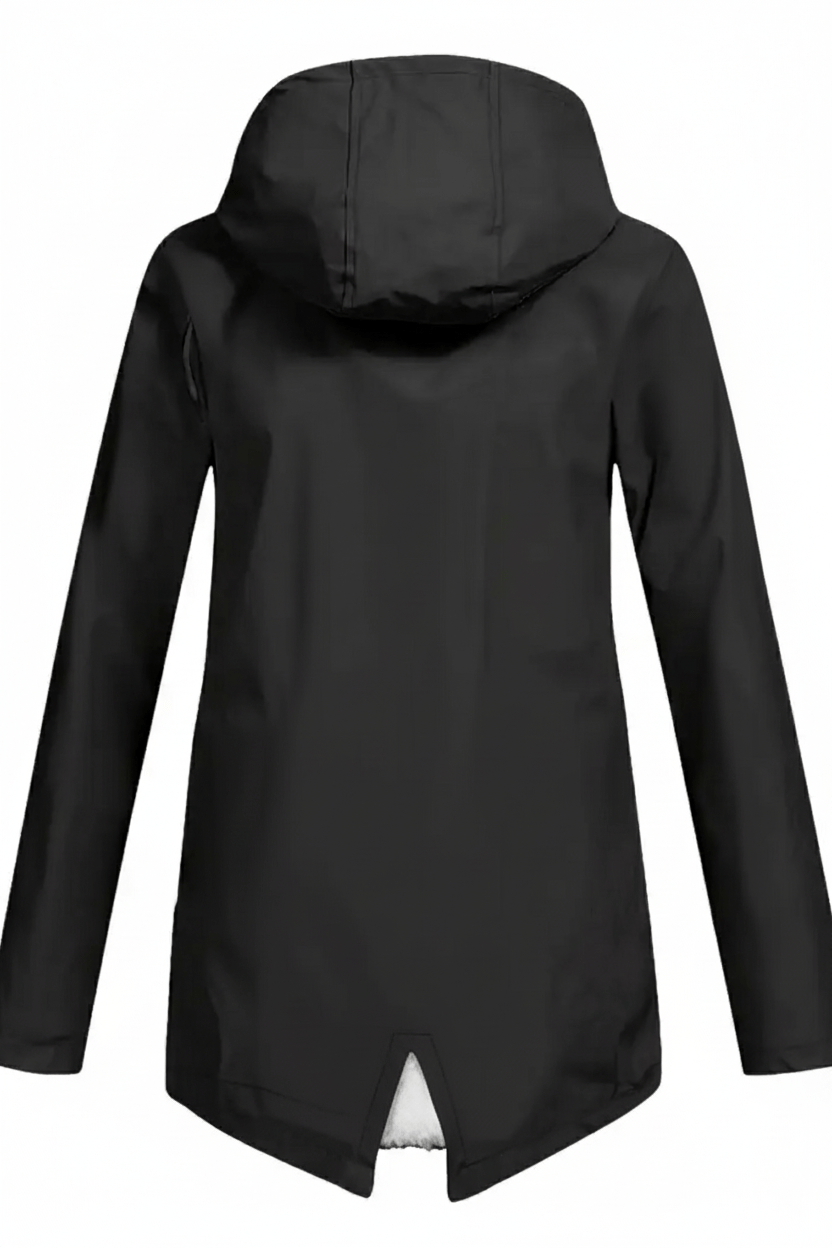 Vattentät Kappa med Huva och Skräddarsydd Passform för Elegant Stil 4