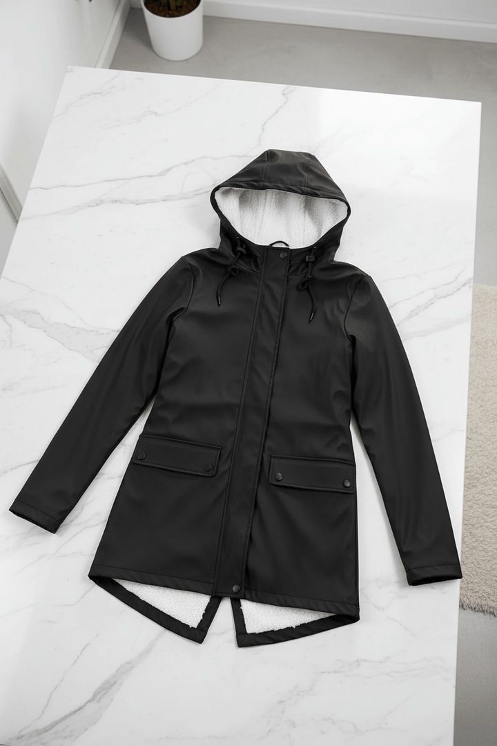Vattentät Kappa med Huva och Skräddarsydd Passform för Elegant Stil 7