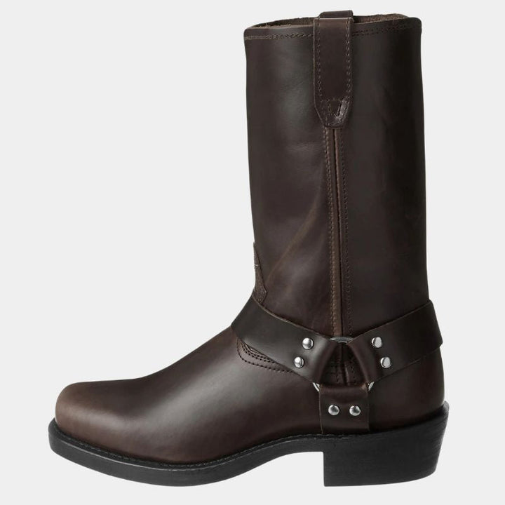 Vintage Cowboystövlar | Slitstarka Stövlar med Fyrkantig Tå | Perfekta för Äventyr och Urban Stil 4