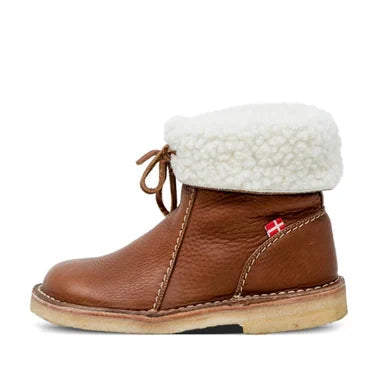 Vinter Comfort | Shearling-fodrade Ankelstövlar med Vikbar Manschett | Mjuk och Varm Design för Kalla Dagar 4
