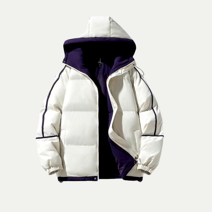 Vinter Essential | Unisex Isolerad Puffer Parka med Skyddande Huva | Elegant Design för Komfort och Stil 2