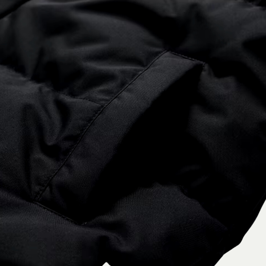 Vinter Essential | Unisex Isolerad Puffer Parka med Skyddande Huva | Elegant Design för Komfort och Stil 6