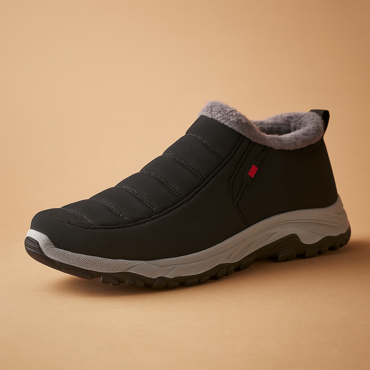 Vinterskor Herr | Slip-On Vinterskor med Plyschfoder | Halkfri Sula för Värme och Stabilitet 0