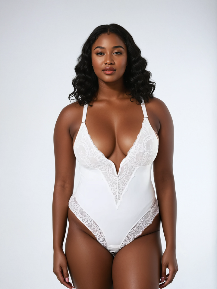 Zoe | Lyxig Spets Bodysuit med Justerbara Remmar 2