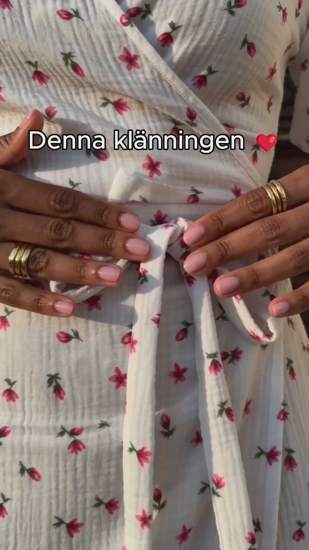 Sofia | Blommig sommarklänning med hög midja