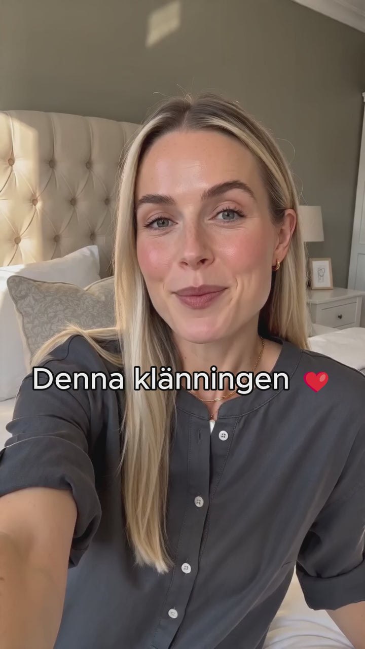 Oliver | Långärmad vårklänning i andningsbart tyg